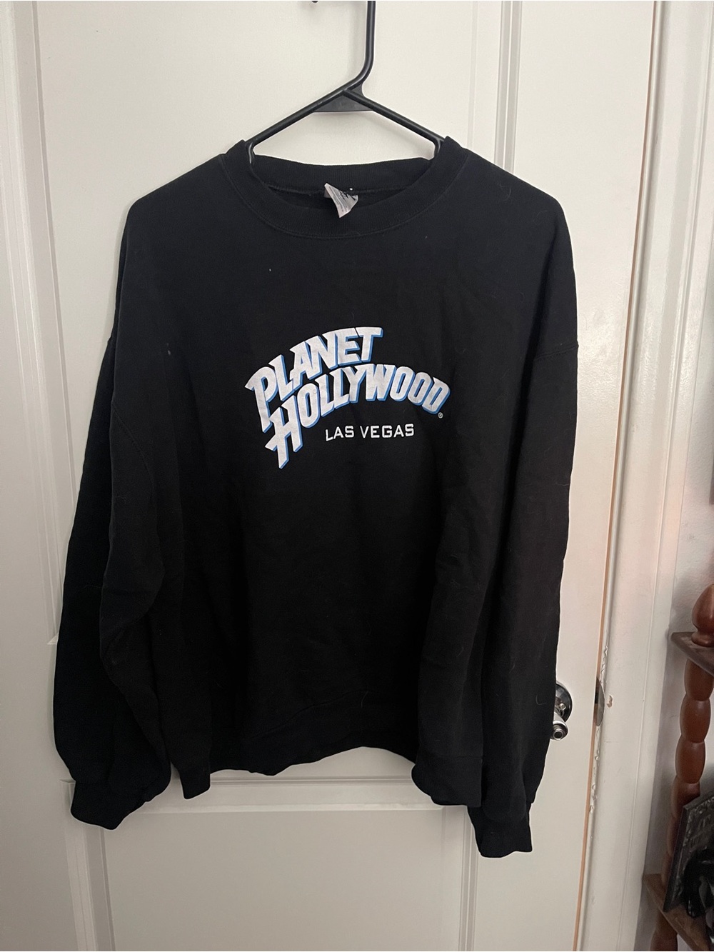 Vintage Planet Hollywood Las Vegas Crewneck Sweater - Black
